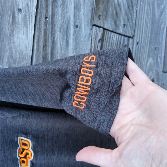 Colosseum grey Oklahoma State University men's Polo Shirt size XL - Picture 4 of 7